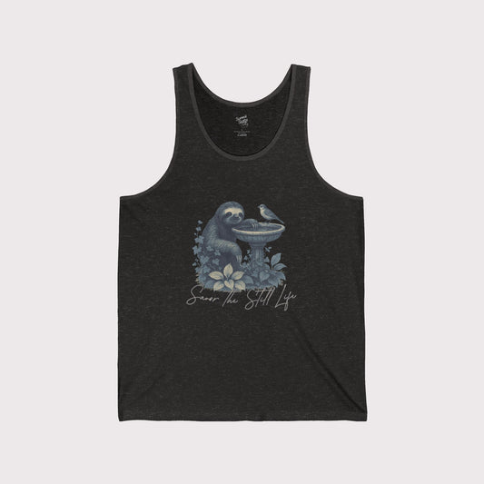 Savor the Still Life Sloth Tank Top