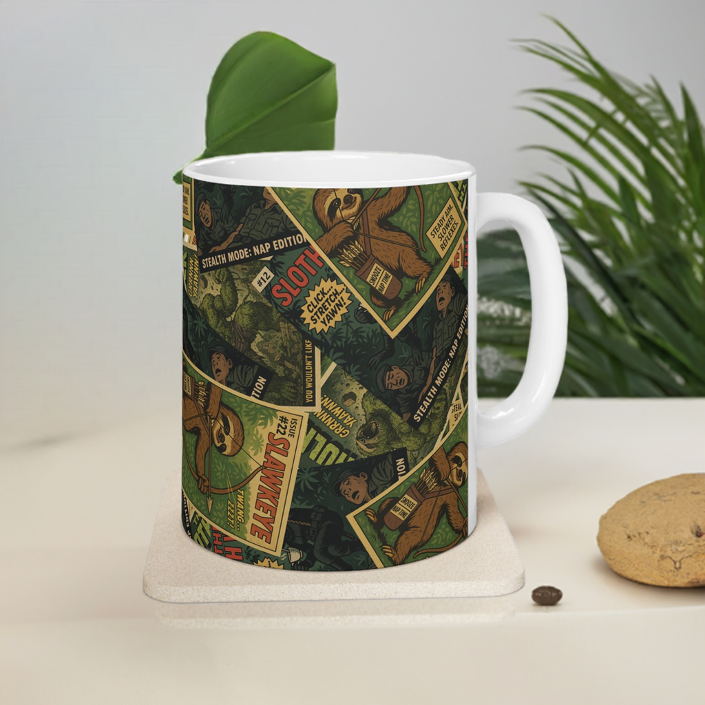 Sloth Superhero Mug Series: Slawkeye, Slothwidow & Slothulk