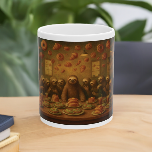 Sloth Mug - The Last Supper