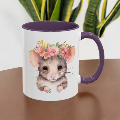 Floral Crown Mouse Mug
