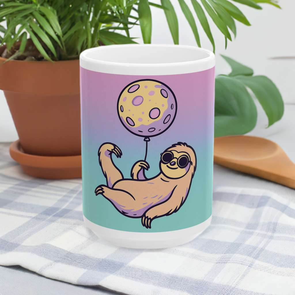 Sloth Mug - Floating Sloths