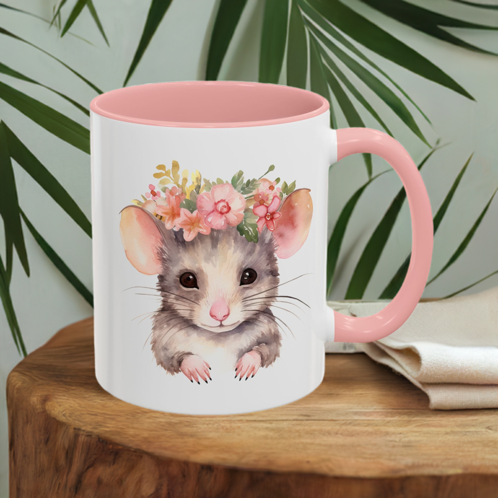 Floral Crown Mouse Mug